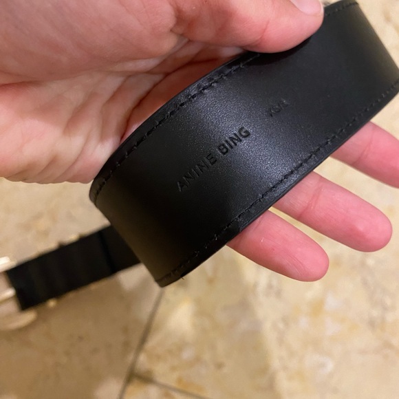 Anine Bing Belt in Black Sz Xs/S - Picture 3 of 3